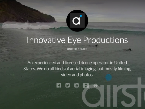  Airstocに登録している米国のオペレーター「Innovative Eye Production」