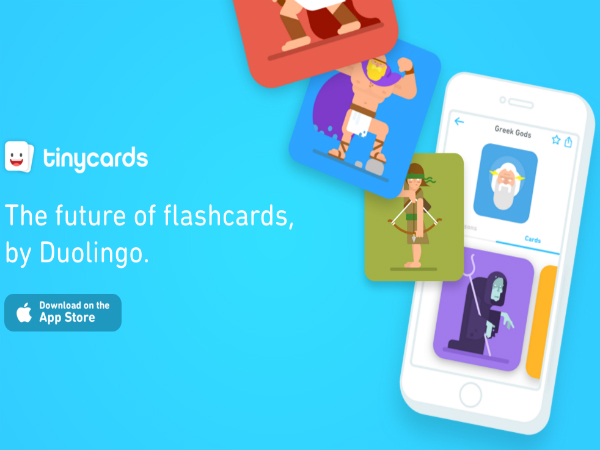 Duolingoがリリースした単語カード「Tinycards」