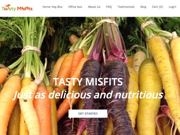規格外青果物の定期購入サービス「Tasty Misfits」