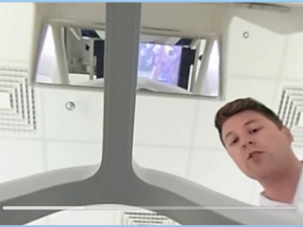 「My MRI at King's」のバーチャル動画の一コマ