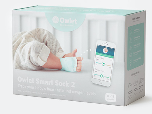 贈答品 Owlet smart sock 3 スマートソックス第3世代 0-18ヶ月向け 