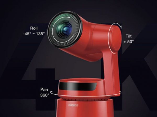 AIで自動追跡するカメラObsbot Tailは自撮りビデオ撮影に最適