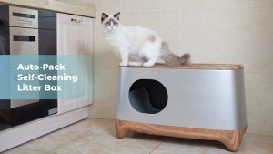 ニオイも最小限のオシャレ猫トイレ Ikuddle 掃除も糞梱包も全自動 Techable テッカブル