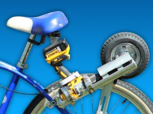 普通の自転車を時速64kmのe Bikeに 取り付け簡単なコンバージョンキット Ez Bike Techable テッカブル