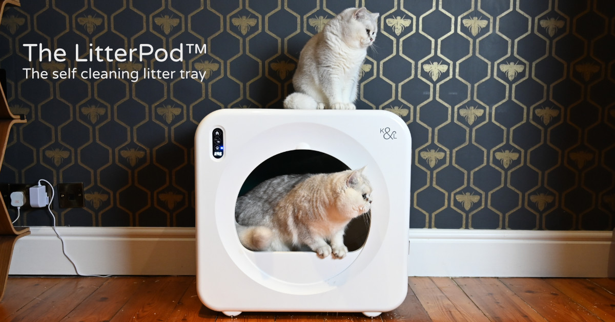 スマート猫トイレ「LitterPod」は安全に自動掃除！センサーで猫の居場所を感知 Techable(テッカブル)