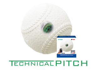 センサー内蔵で投球を計測できる野球ボール テクニカルピッチ軟式j号球 Techable テッカブル
