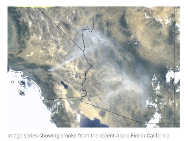 山火事の範囲をほぼリアルタイムに表示する機能をgoogleが米国で提供開始 Techable テッカブル