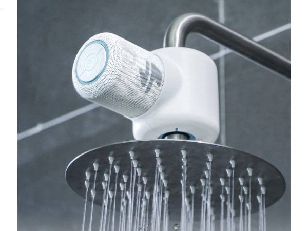 シャワーで水力発電しながら音楽を聴けるワイヤレススピーカー「Shower Power」が斬新！