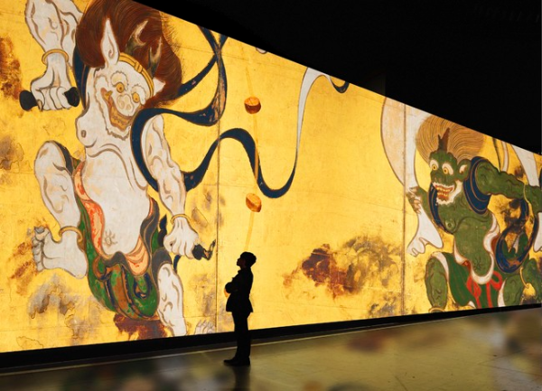 巨大映像と音楽で日本美術が蘇るデジタルアート展「巨大映像で迫る五大絵師」