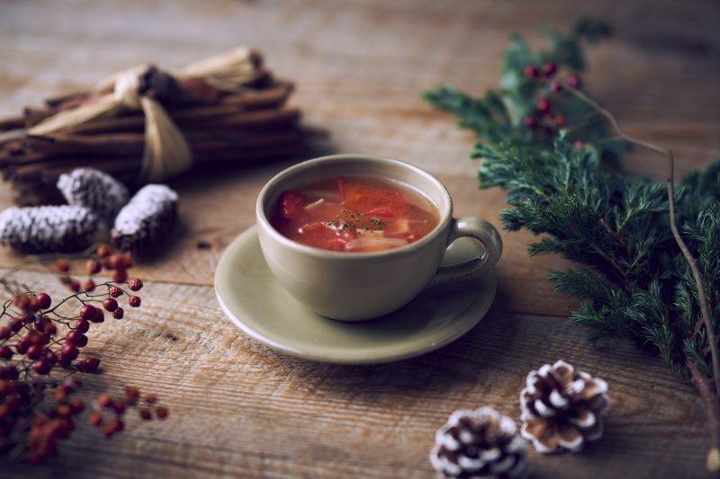 ポータブル電源でつくる新しい非常食『LIFE PLATE』が開発したスープの写真